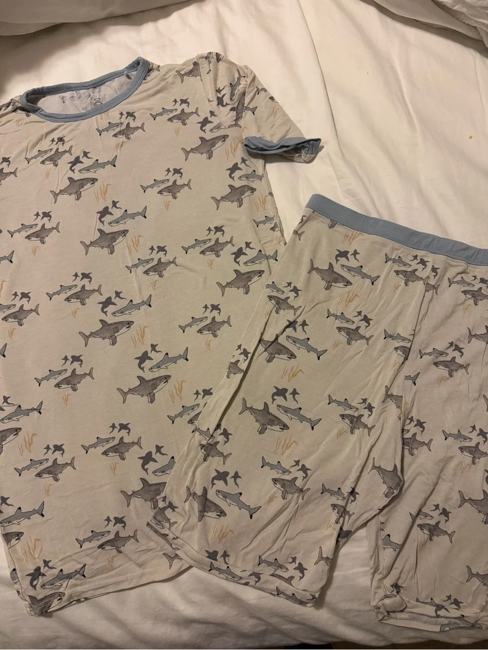 Little Snuggles Bamboo Sharks Pajamas